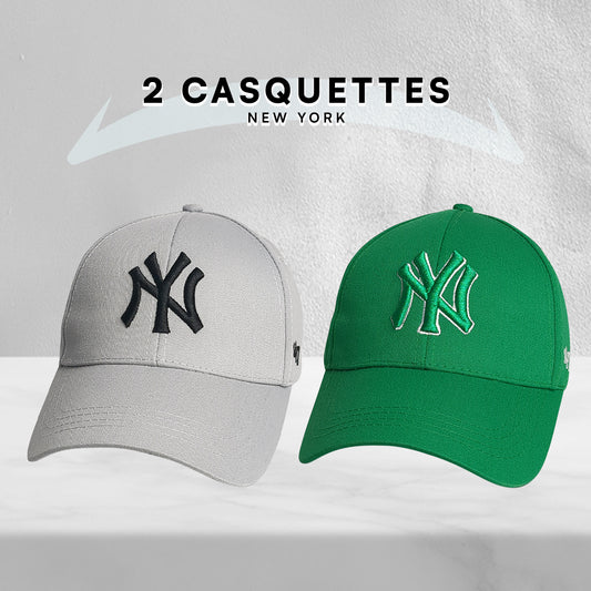 2 Casquettes New York