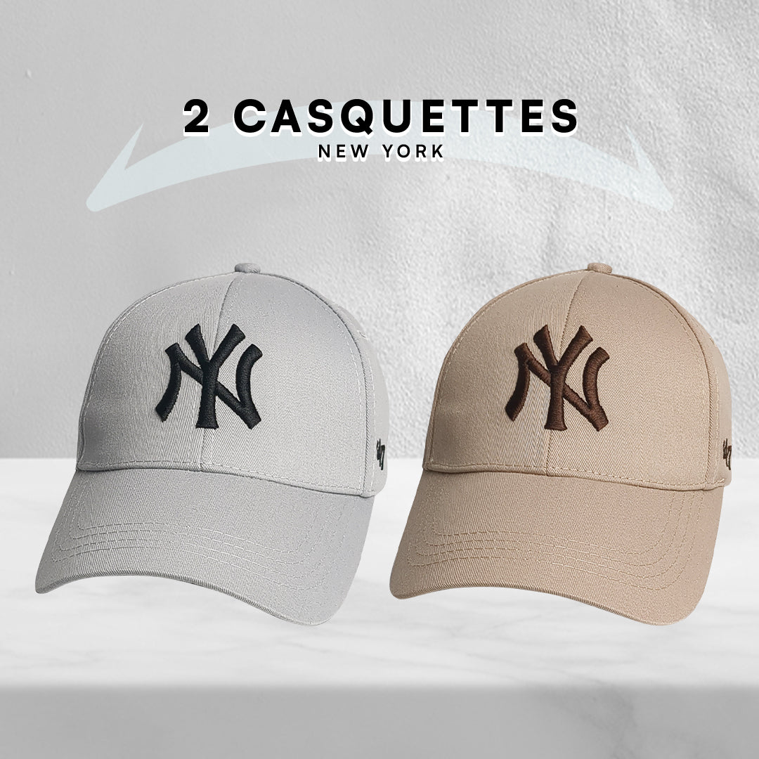 2 Casquettes New York