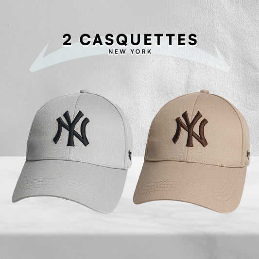 2 Casquettes New York