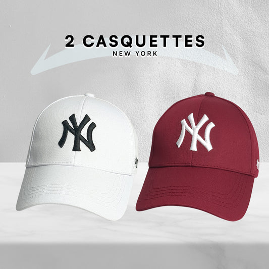 2 Casquettes New York