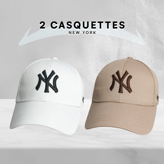 2 Casquettes New York