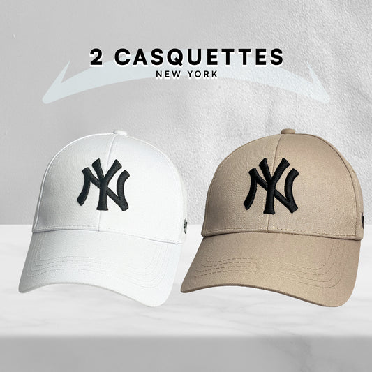 2 Casquettes New York
