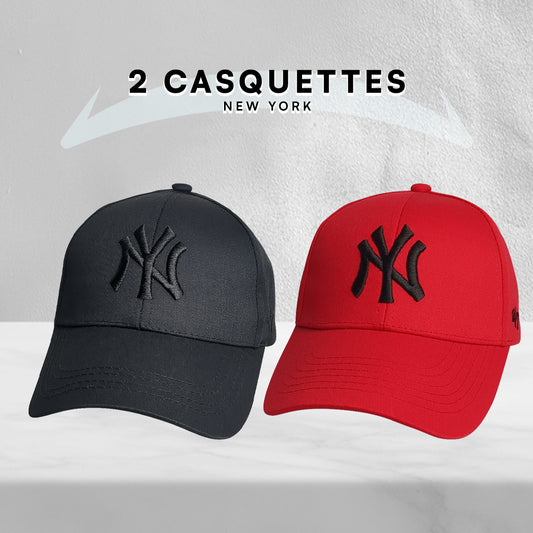 2 Casquettes New York