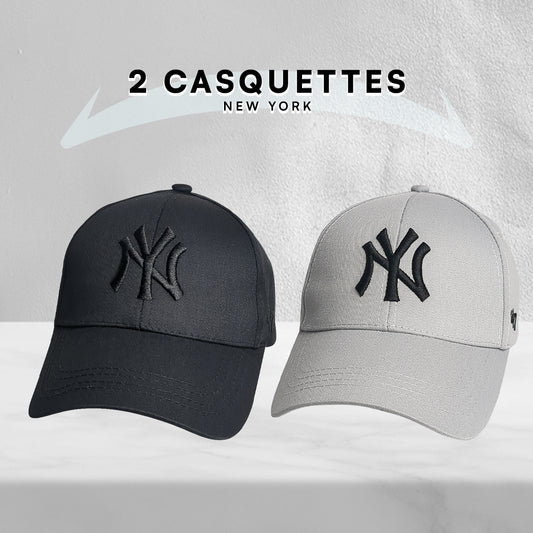 2 Casquettes New York