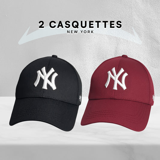2 Casquettes New York