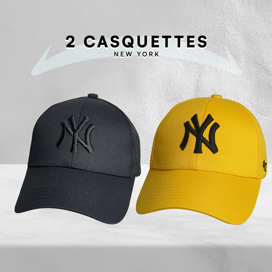 2 Casquettes New York