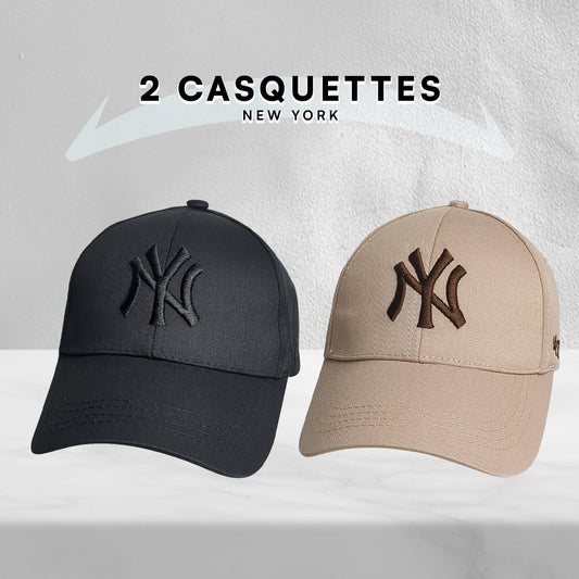 2 Casquettes New York