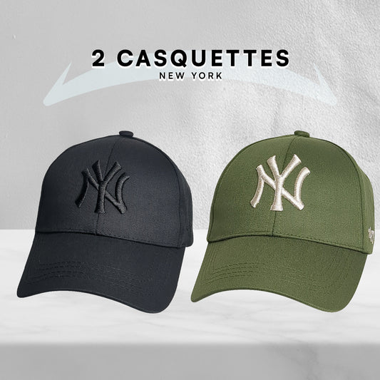 2 Casquettes New York