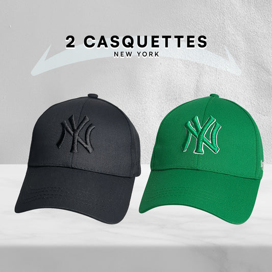 2 Casquettes New York