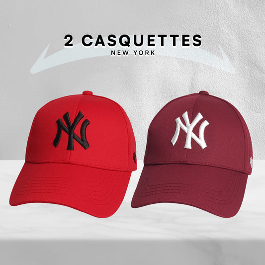 2 Casquettes New York
