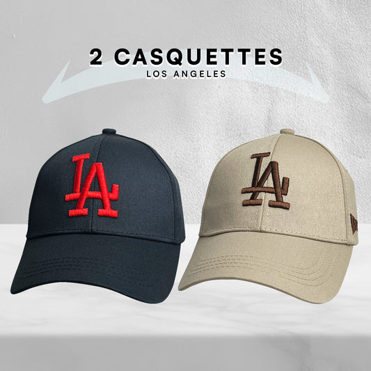 2 Casquettes Los Angeles