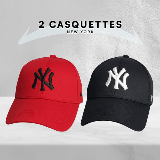2 Casquettes New York