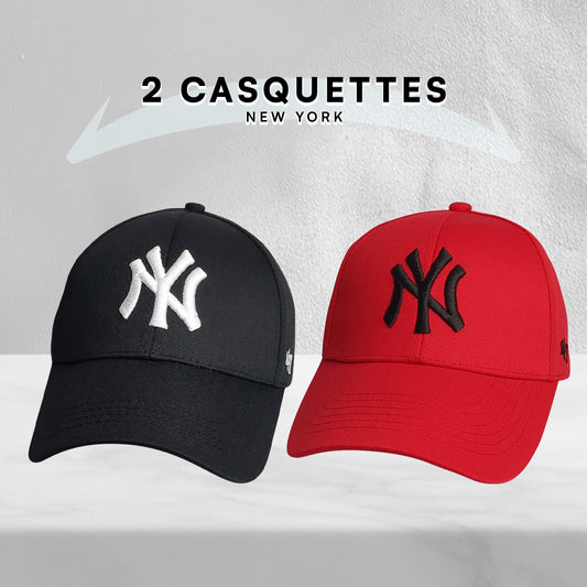 2 Casquettes New York