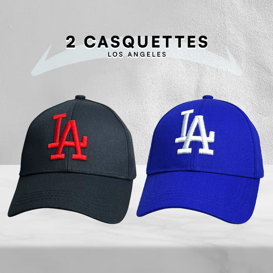 2 Casquettes Los Angeles