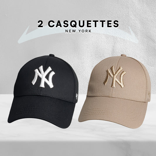 2 Casquettes New York