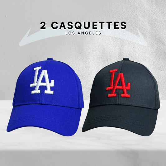 2 Casquettes Los Angeles