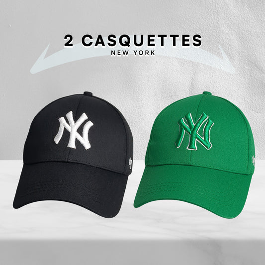 2 Casquettes New York