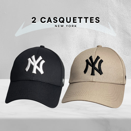 2 Casquettes New York