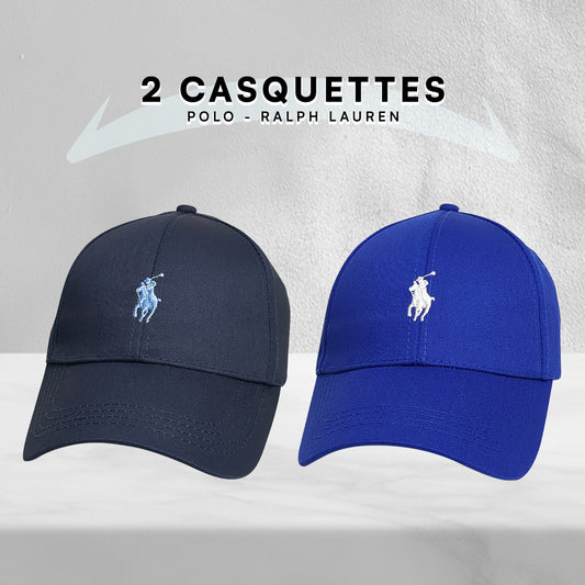 Pack 2 Casquettes Polo de haute qualitè