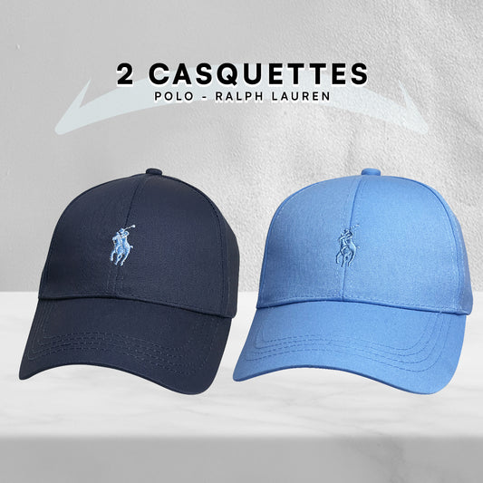 2 Casquettes Polo de haute qualitè