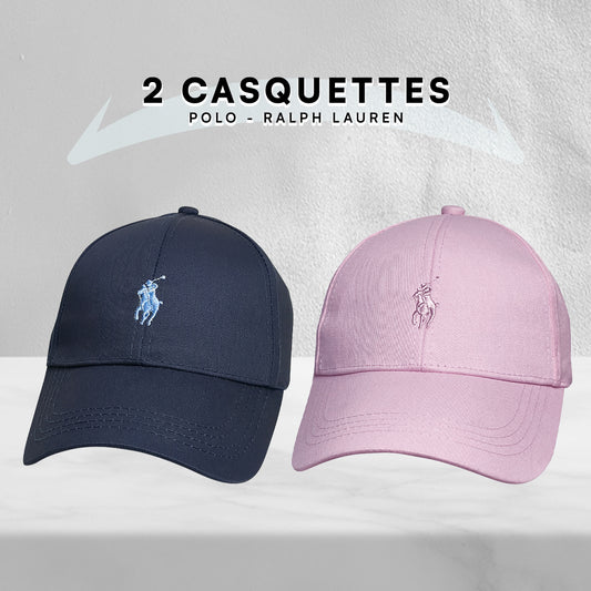 2 Casquettes Polo de haute qualitè