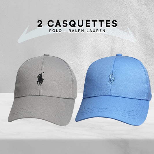 2 Casquettes Polo de haute qualitè