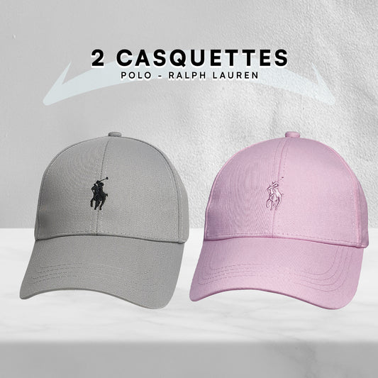 2 Casquettes Polo de haute qualitè