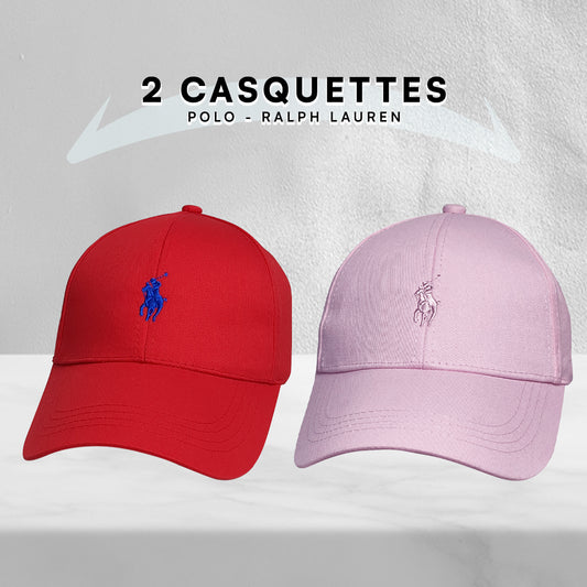 2 Casquettes Polo de haute qualitè
