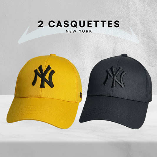 2 Casquettes New York