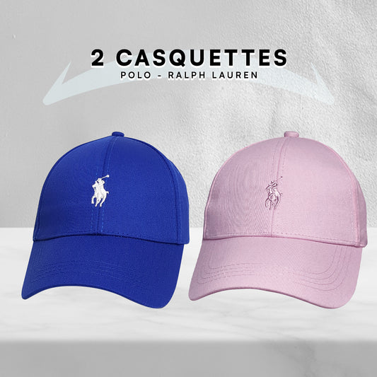 2 Casquettes Polo de haute qualitè