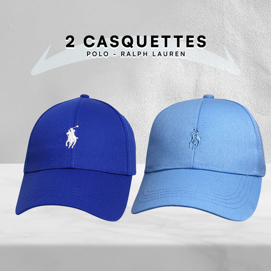 2 Casquettes Polo de haute qualitè