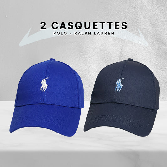 Pack 2 Casquettes Polo de haute qualitè