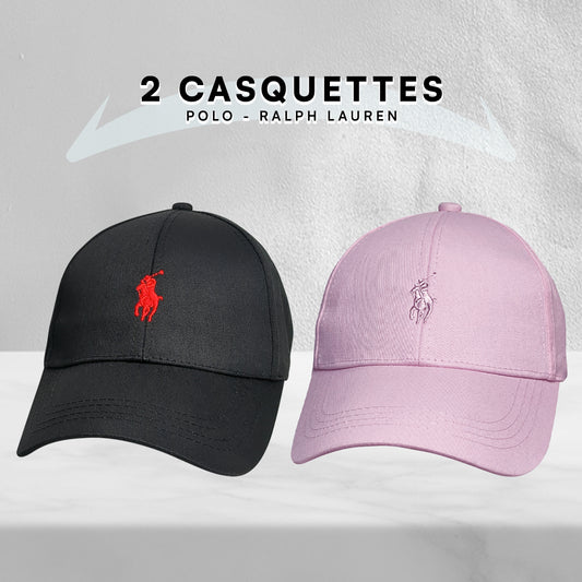 2 Casquettes Polo de haute qualitè