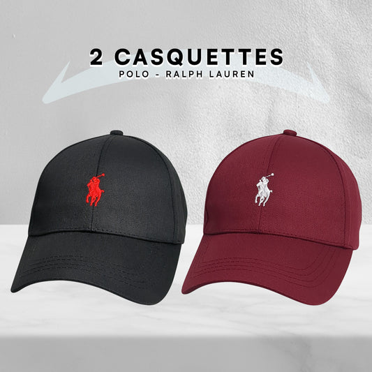 Pack 2 Casquettes Polo de haute qualitè