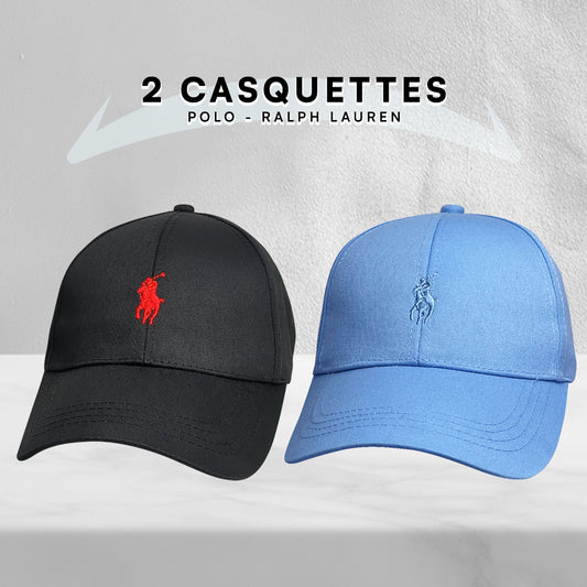 2 Casquettes Polo de haute qualitè