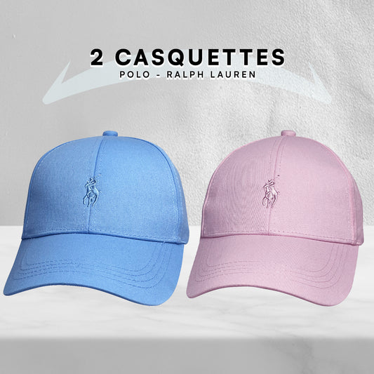 2 Casquettes Polo de haute qualitè