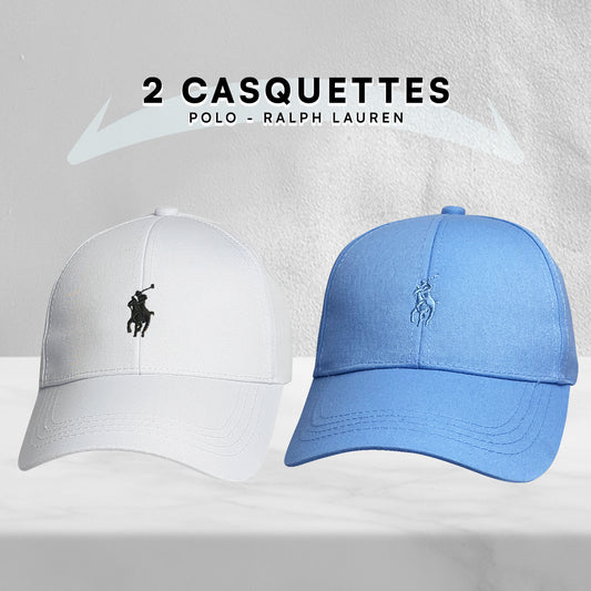 2 Casquettes Polo de haute qualitè