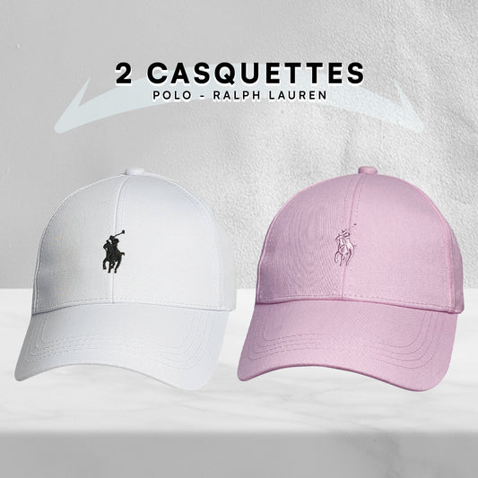 2 Casquettes Polo de haute qualitè