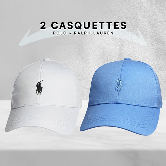 2 Casquettes Polo de haute qualitè.