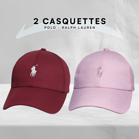 2 Casquettes Polo de haute qualitè