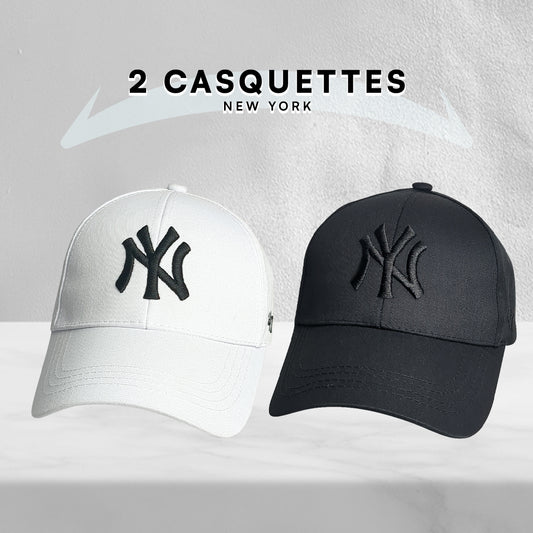 2 Casquettes New York