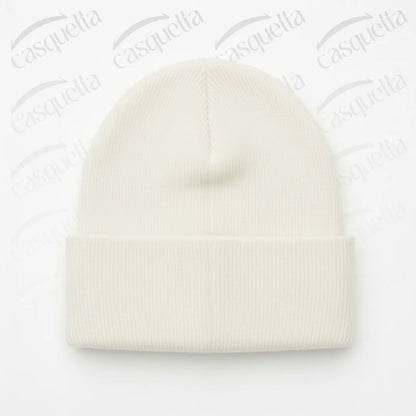 Bonnet Tricoté L a c o s t e Unisexe - Blanc