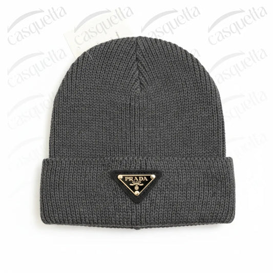 Bonnet Tricoté P r a d a Unisexe - Gris