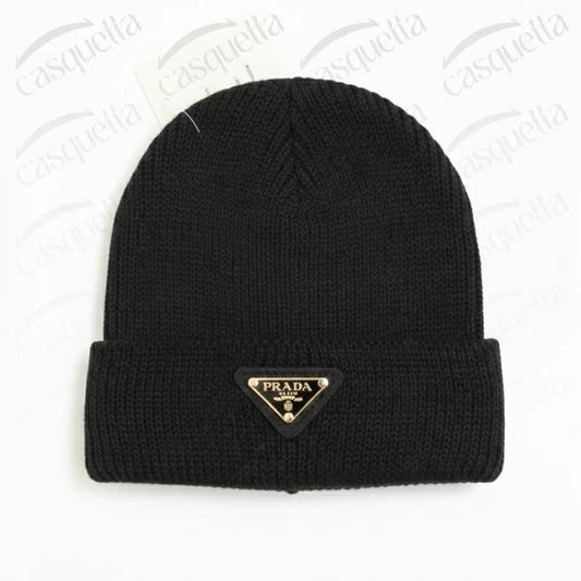 Bonnet Tricoté P r a d a Unisexe - Noir