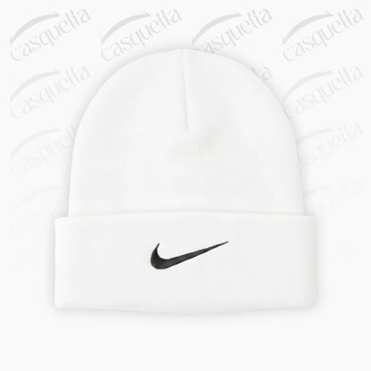 Bonnet Tricoté N i k e Unisexe - Blanc