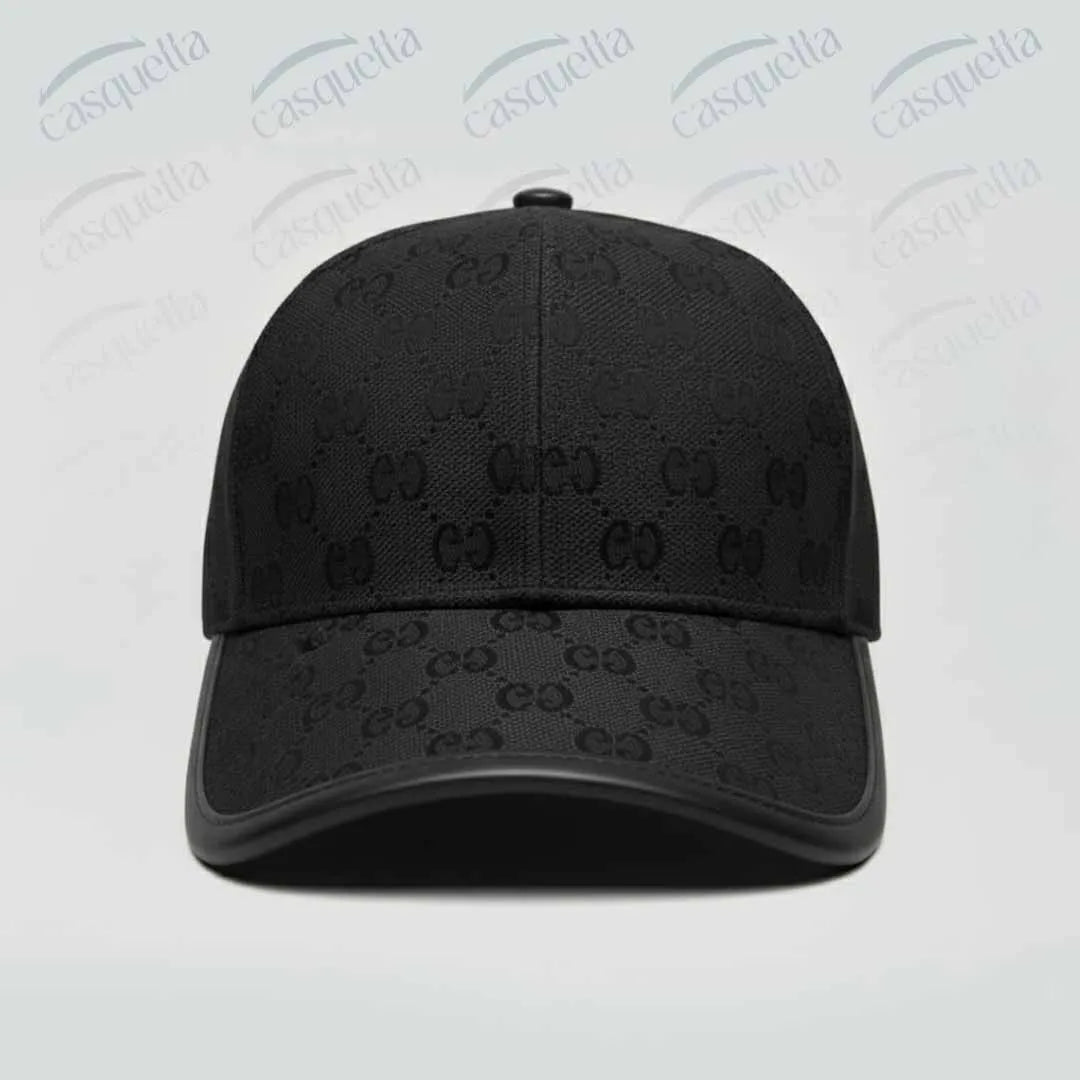 GG Monogram Cap - Noir