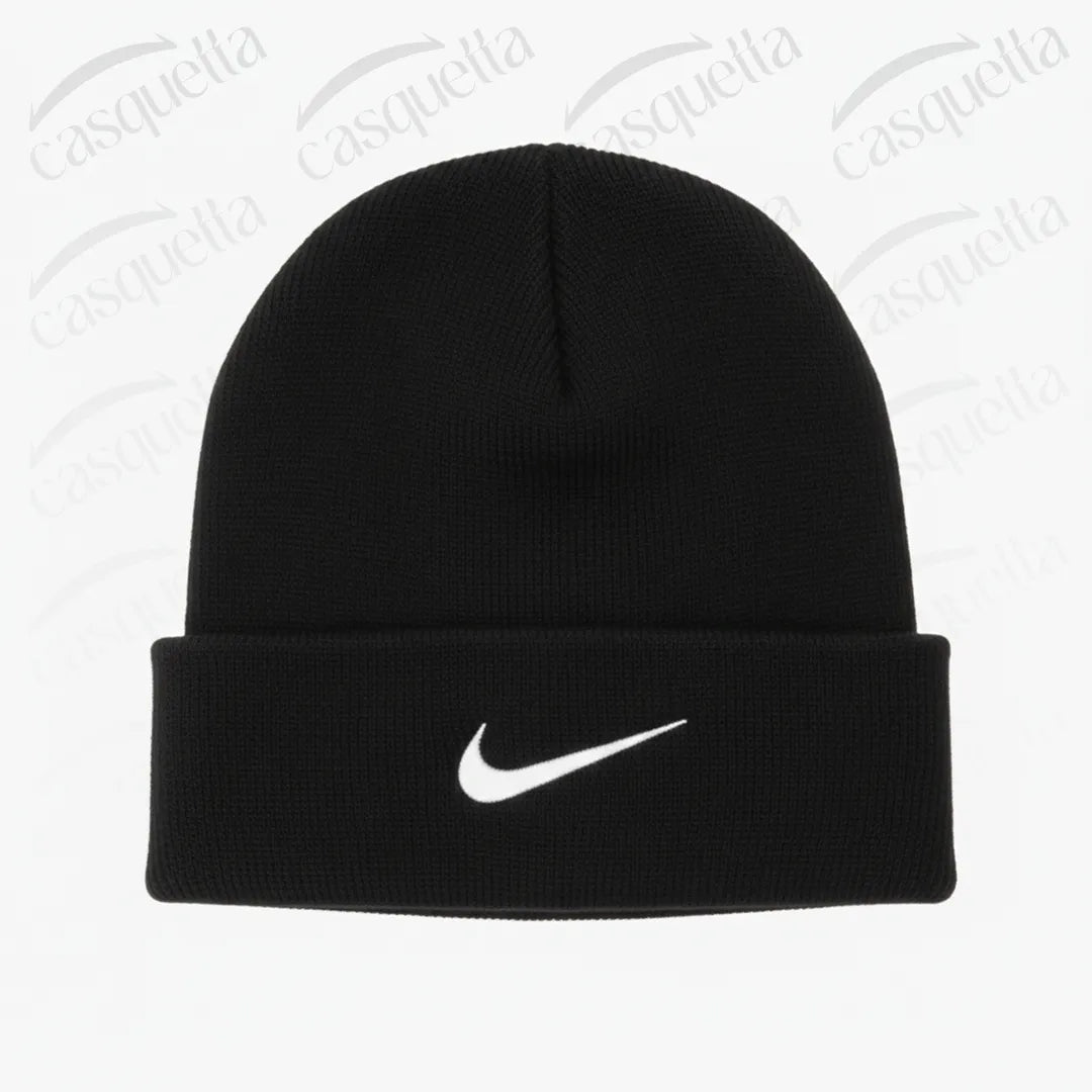 Bonnet Tricoté N i k e Unisexe - Noir