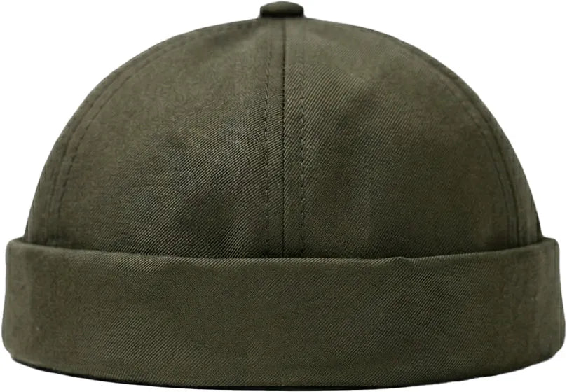 Brimless hat - Simple Vert militaire