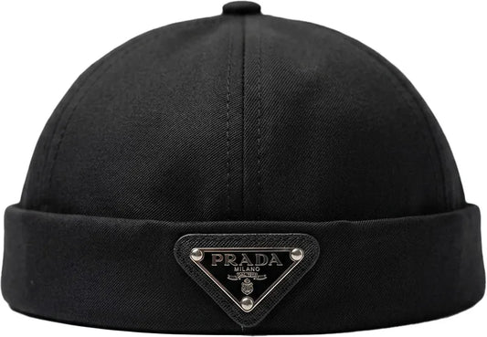 PRADA Brimless hat - Noir
