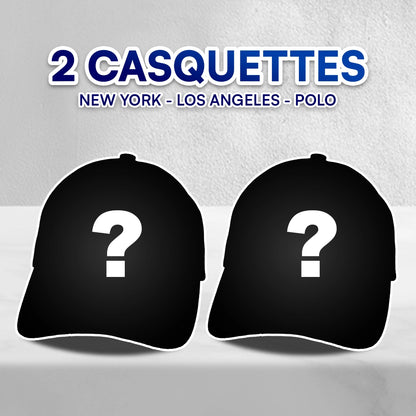 2 CASQUETTES